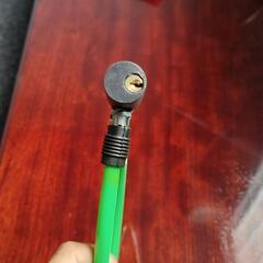 ワイヤーロック 緑色 鍵タイプの画像