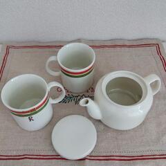 ロベルタ　マグカップ　無印良品　ティーポットの画像