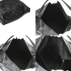 クロコダイル K-11765 ショルダーバッグ ブラック  CROCODILE マット 訳ありの画像
