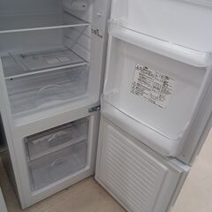 リユースのサカイ栃木店★ジモティ割あり★ NITORI 冷蔵庫 NTB-106WH 106L 23年製 動作確認／クリーニング済み TC10506の画像