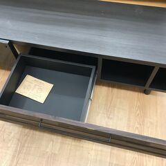 ★リユースのサカイ春日部店★KJ11561  テレビボード ダークブラウン H35×W150×D43 クリーニング済みの画像