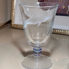 🥂　イルカ　グラス　未使用　箱付き　🥂の画像