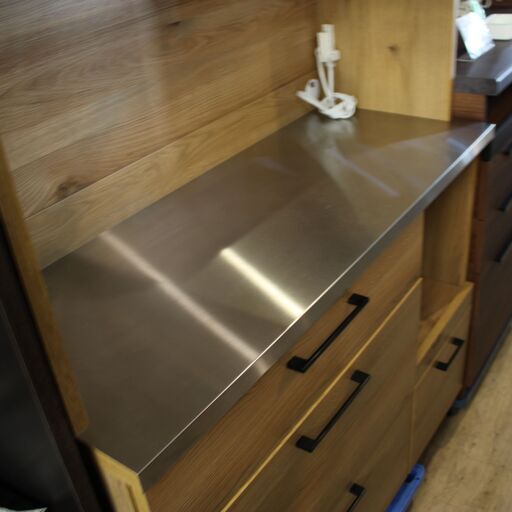 【川崎市宮前区リサイクルオフ】関家具　キッチンボード　レンジボード　LINDT　w111cm