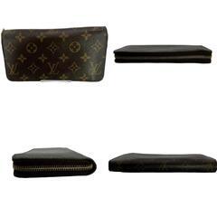 ルイヴィトン M60017  長財布 ブラウン  LOUIS VUITTON ラウンドファスナー モノグラムの画像