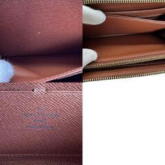ルイヴィトン M60017  長財布 ブラウン  LOUIS VUITTON ラウンドファスナー モノグラムの画像