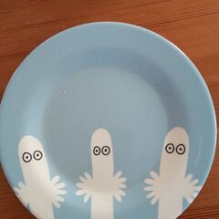 ムーミン プラスチック製 お皿4枚セット.20㌢の画像