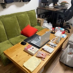 2人掛け 肉厚フロアソファ リクライニング  LOWYAの画像
