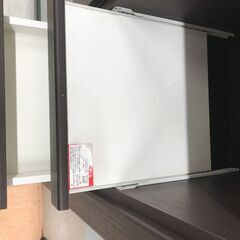 【ジャングルジャングル石川金沢店】 ニトリ レンジ台 茶/白 W120×D40×H115cm  ※クリーニング済み												の画像