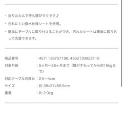 テーブルチェア Smart Angelの画像