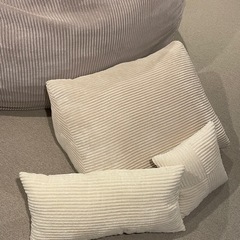 VETSAK フェットサックL / コーデュロイ　ベロア プラチナ ソファーの画像