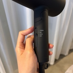 SALONIA サロニア スピーディーイオン ドライヤー 大風量 速乾 軽量 マイナスイオン ヘアドライヤー SL-013AB ブラックの画像
