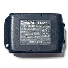 店頭引き渡し 中古 makita マキタ リチウムイオンバッテリ BL1830 18V 3.0Ah 工具の画像