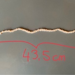 バロックパール真珠ネックレスの画像