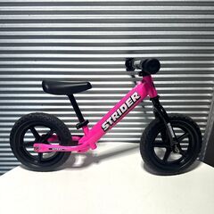 店頭引き渡し 中古 STRIDER バランスバイク 12SOPRT ST-S4 ピンクの画像