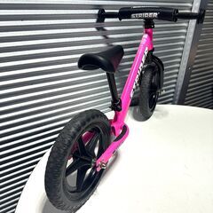 店頭引き渡し 中古 STRIDER バランスバイク 12SOPRT ST-S4 ピンクの画像