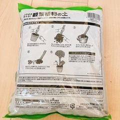 【100円ショップで購入！】観葉植物の土の画像