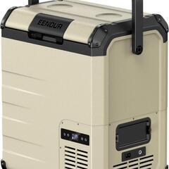 車載冷蔵庫 23L 両開き コンプレッサー式 ポータブル冷蔵庫 キャンプ 防災の画像