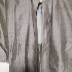大島紬 羽織 茶色系 上下.100cmの画像