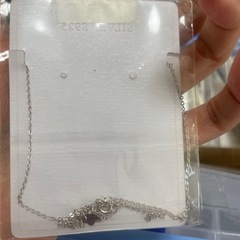 S925シルバーネックレス40cm新品の画像