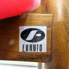 FUKUTO レトロ ハイチェア ベビーチェア 曲木 ヴィンテージ アームチェア 子供椅子 中古 家具 苫小牧西店の画像