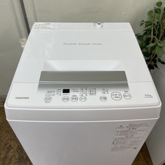 R239 ☀️ 2023年製の高年式♪ TOSHIBA 洗濯機（洗濯4.5㎏) AW-45GA2 ⭐ 動作確認済 ⭐ クリーニング済の画像