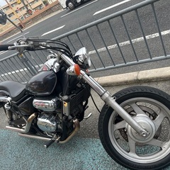 ⭐︎絶好調即乗り⭐︎ホンダ　V ツインマグナ　大人気　ブラックカスタム！の画像