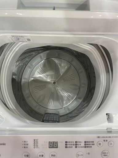 【１年保証付】　Panasonic　全自動洗濯機　【トレファク桶川店】