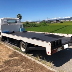 いすゞ　エルフ積載車　平成4年式　ハイジャッキ　書類付実働車の画像
