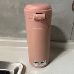 魔法瓶　ステンレスボトル　水筒　サーモンピンク　350mlの画像