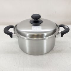 燕三 えんぞう アルミ鍋 両手鍋 20㎝ IH対応 箱付き /HJ-0531 2F奥の画像