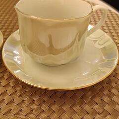 レトロ　アンティーク　ヴィンテージ好きさんにミニコーヒーカップ　2客セットの画像