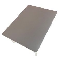 【ジ0902-01】シンプルホワイト‼️ローテーブル 机 角丸 幅80cm × 奥行60cm × 高さ36cm  シンプルデザイン 机 センターテーブルの画像