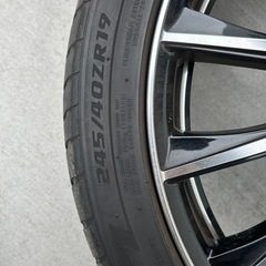 WEDSウェッズLEONIS FR 19インチ 245/40R19の画像