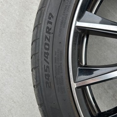WEDSウェッズLEONIS FR 19インチ 245/40R19の画像