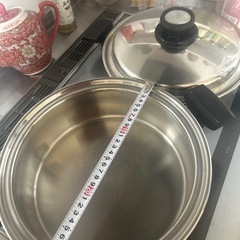 土鍋+ステンレス鍋セットの画像