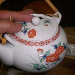 乃りたけ　急須と蓋つき湯のみ5客　木箱書き込みあります。の画像