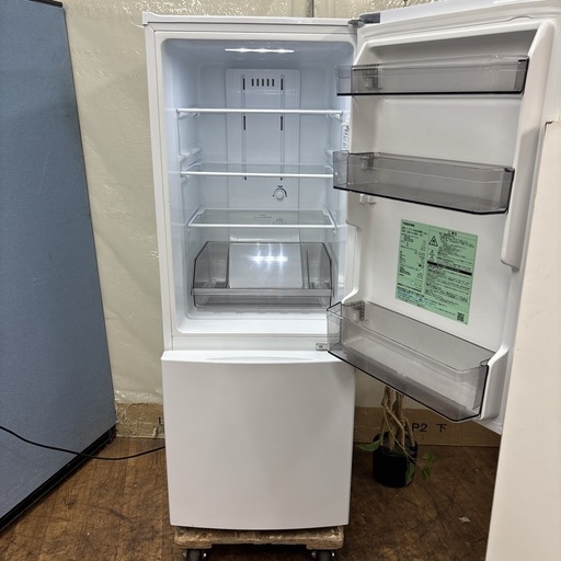 I622 ? 2023年製の高年式♪ TOSHIBA 冷蔵庫 (153L) 2ドア ⭐ 動作確認済 ⭐ クリーニング済