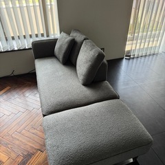 ソファ　オットマン付きの画像