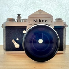 ニコン Nikon F アイレベル シルバー ＋レンズの画像