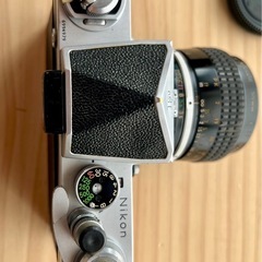 ニコン Nikon F アイレベル シルバー ＋レンズの画像