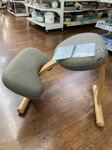 【値下げしました！】バランスイージーチェア　Rybo グレー×ナチュラル 入荷しました！　