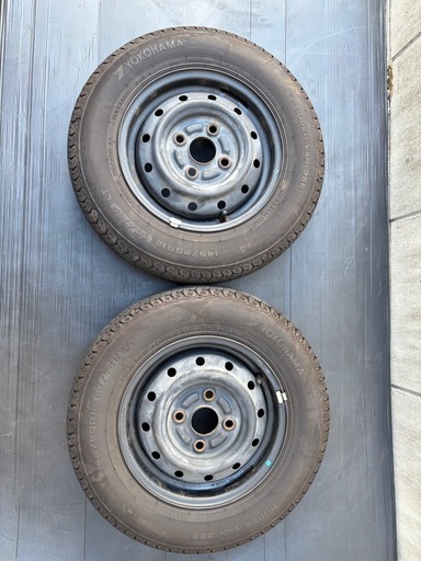 軽バン軽トラ エブリィ24年❣️YOKOHAMA 145/80R12 2本