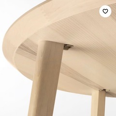 IKEA リーサボー 丸 ダイニングテーブル 円形の画像