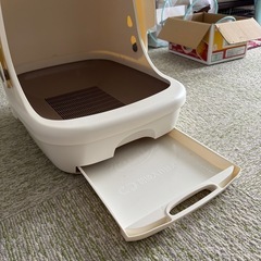【お話中】デオトイレドーム型猫砂付の画像