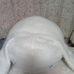 超特大シナモロールフェイスドームクッションの画像