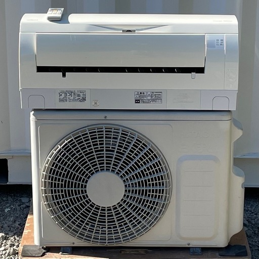 取付け可 ! ! ◇日立 エアコン 10畳用 2018年製 ecoこれっきり 自動お掃除100V RAS-WM28HE6 高圧洗浄済み