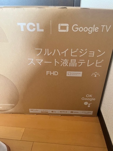 TCL 40インチ フルハイビジョン スマート液晶テレビ新品