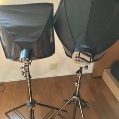 撮影用照明 ソフトボックス　2台セットの画像