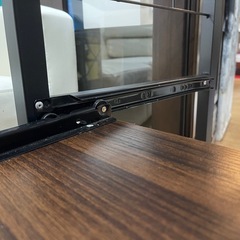 キャスター付きレンジ台 引き出しに不具合あり 中古の画像