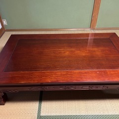カリモク高級座卓の画像